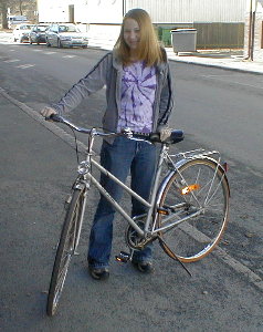 Emily & bike
