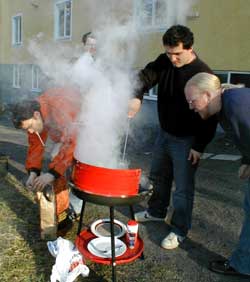 grilling smoke